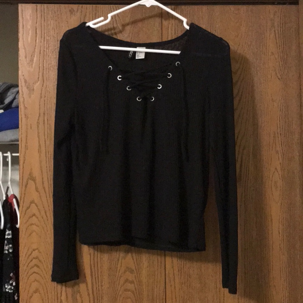 Black long sleeve shirt
